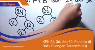 KPK 24 36 dan 60 Rahasia di Balik Bilangan Tersembunyi