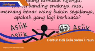 Pantun Beli Gula Sama Firaun