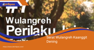 Serat Wulangreh Kaanggit Dening