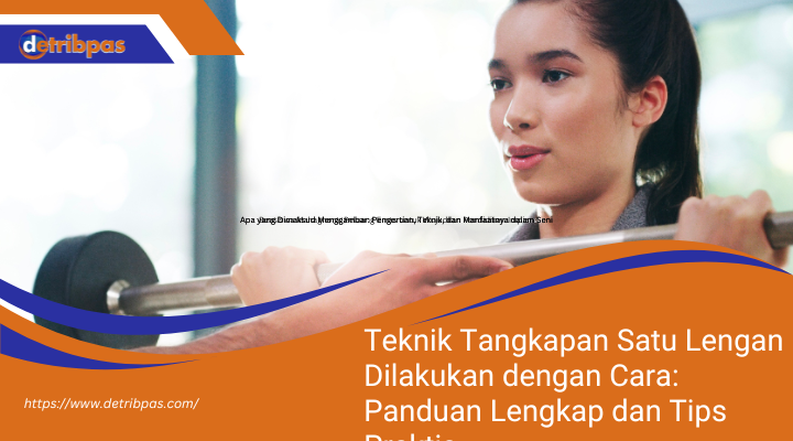 Teknik Tangkapan Satu Lengan Dilakukan dengan Cara: Panduan Lengkap dan Tips Praktis