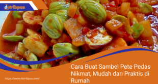 Cara Buat Sambel Pete