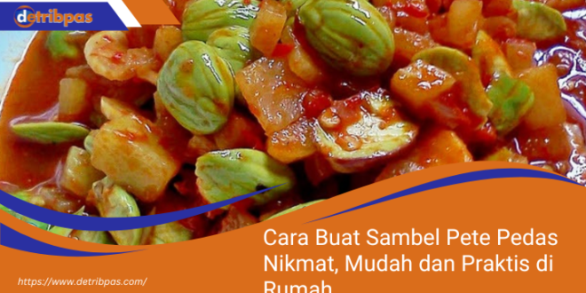 Cara Buat Sambel Pete