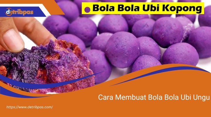 Cara Membuat Bola Bola Ubi Ungu