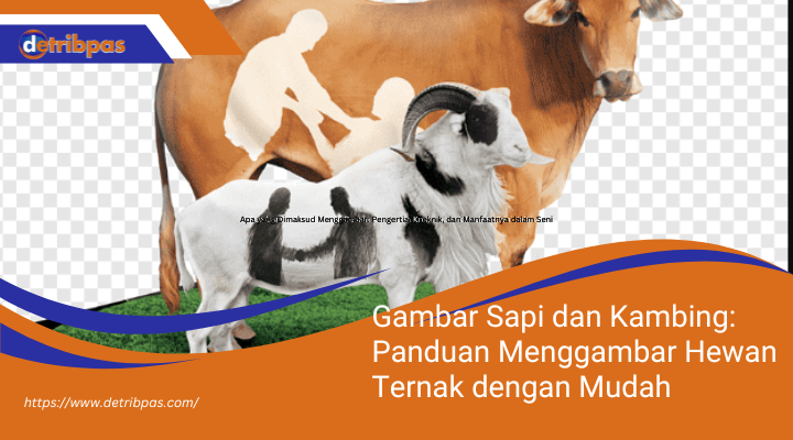 Gambar Sapi dan Kambing Panduan Menggambar Hewan Ternak dengan Mudah 2