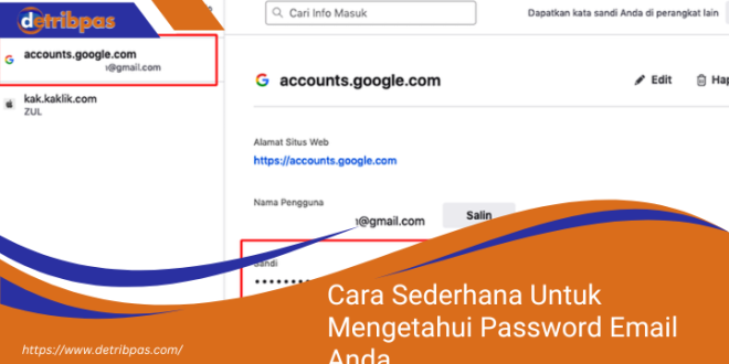 Mengetahui Password Email