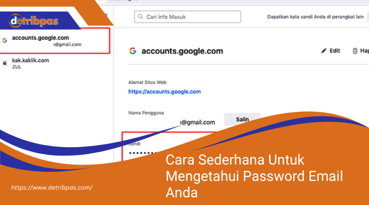 Mengetahui Password Email