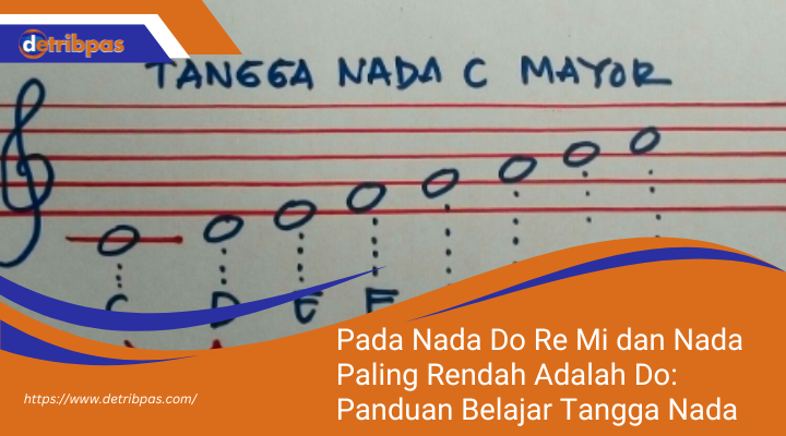 Pada Nada Do Re Mi dan Nada Paling Rendah Adalah Do: Panduan Belajar Tangga Nada