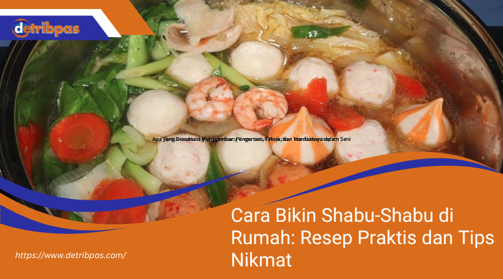 Cara Bikin Shabu-Shabu di Rumah: Resep Praktis dan Tips Nikmat